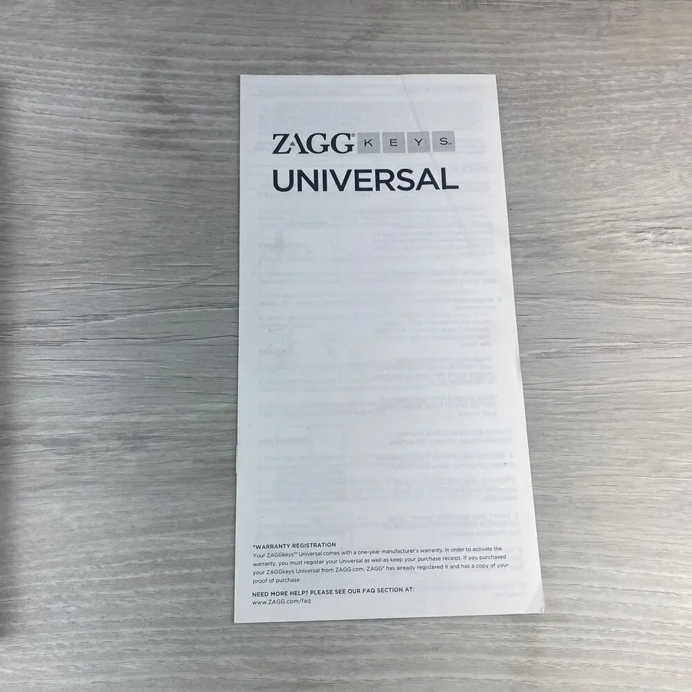 ZAGG keys Universal Keyboard Case & Stand for iPad & Samsung Tablet - Black